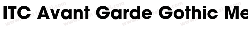 ITC Avant Garde Gothic Medium字体转换